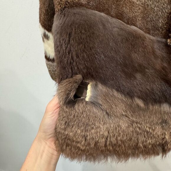 Vintage Jacques Saint Laurent Genuine Fur Coat * flaw - Picture 11 of 11